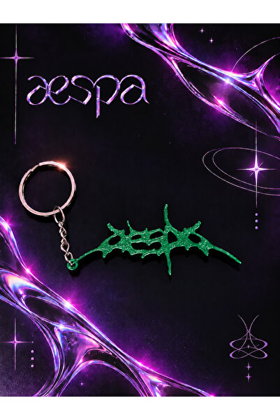 Generic Brand سلسلة مفاتيح بشعار Aespa