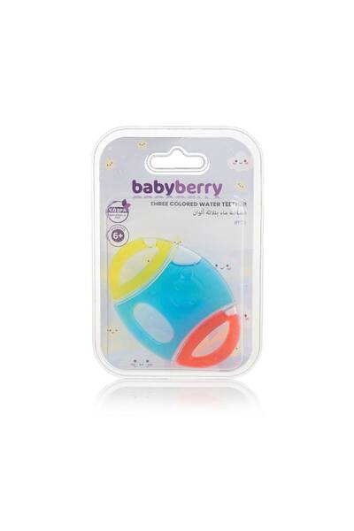 BabyBerry عضاضة مياه ملونة بثلاثة ألوان