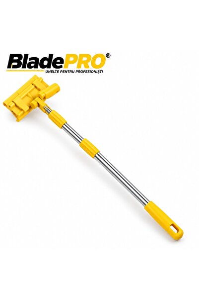 BladePRO Комплект телескопична дръжка за маламашка, 79-126 см, жълт/сребрист