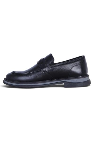 Baloğlu 1953 Black Thermo Genuine Leather Men's Classic Shoes