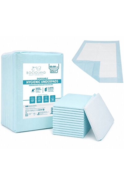 Bocioland Set aleze impermeabile de unica folosinta 25 bucati 90x60 cm