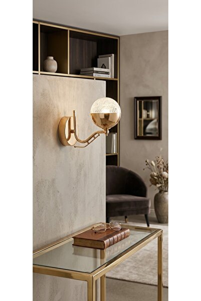 Cheap Lighting 3 Renk Modlu Gold Küre Aplik Salon,Yatak Başlığı,Koridor,Mutfa...