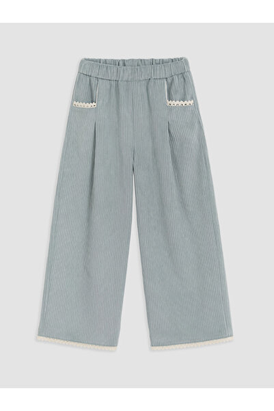 LC Waikiki Rmz Gi̇yi̇m Farkiyla Normal Fit Girls' Velvet Trousers
