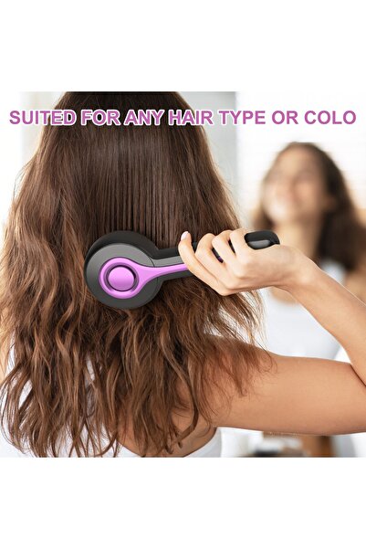 VALA Perie de păr, VALA ®   Masajor electric pentru scalp V2614, 3 moduri de masaj personalizate, Terapie cu LED infraroșu, Aplicator pentru uleiuri esențiale și tratamente, Perie pentru masaj și hidratare a scalpului, Reduce căderea părului