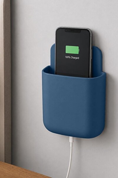 Buffer ® Yapışkanlı Telefon ve Kumanda Tutucu Organizer, Duvara Güçlü Yapışan...