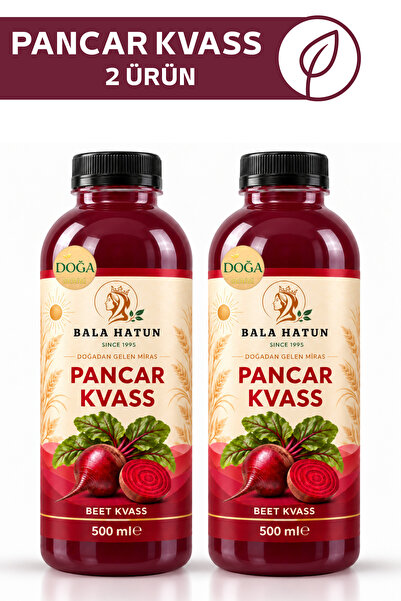 Pancar Kvass 500ml - Doğal Fermente (2'li Pet Şişe)