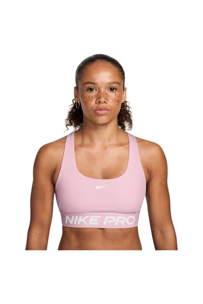 Nike Γυναικείο Αθλητικό Σουτιέν Pro Ελαφριάς Υποστήριξης Χωρίς Ενίσχυση Μ