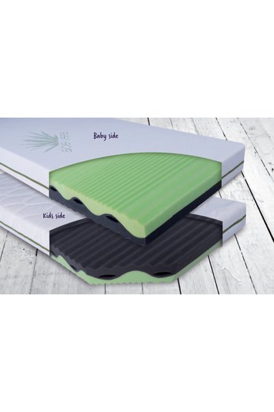 BabyMatex Saltea ortopedica pentru patut, BabyMatex, Flora, 120x60x10 cm, pen...