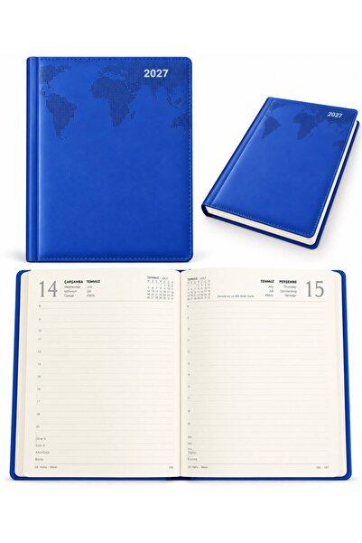 nesnelgift 2027 16x24 World Patterned 1520 Thermo Leather Ημερολόγιο (Χαρτί ι...
