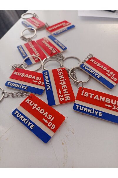 İle , ilçeye özel anahtarlık