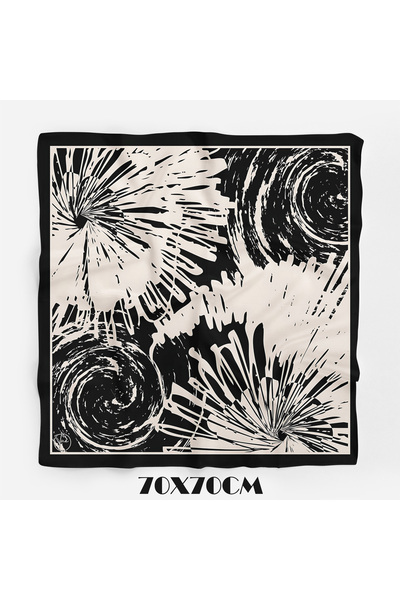 tuaipek NIGHT STORM Muster 70*70cm Bandana/Schal