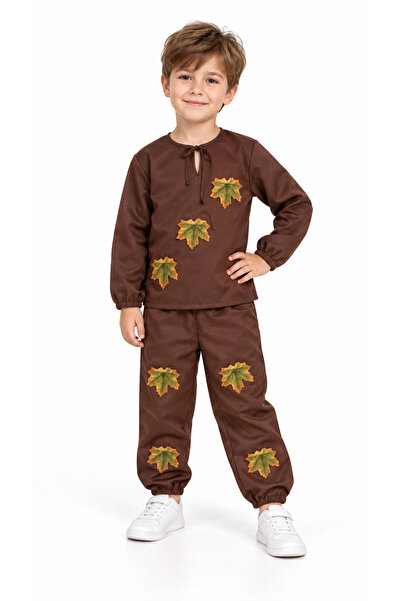 Funny Party Team Autumn costume for children, maple leaves, warm colors, 3-4 ...