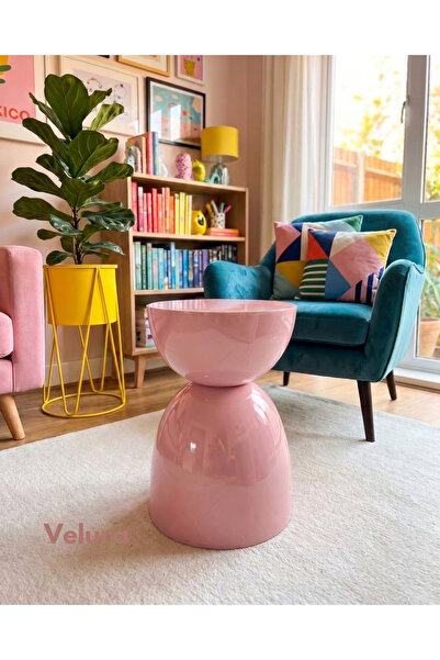 Velura Home & Living Nardo Yan Sehpa - Pembe