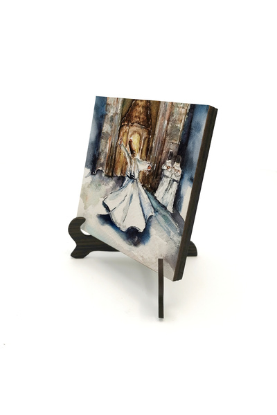 Sadrazam Semazen Printed Wooden Tabletop 10X10 1G-Semazen5