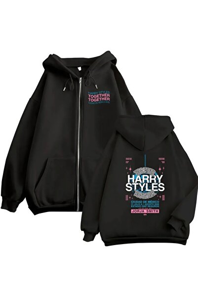 Vordevia Harry Styles We Belong Together Printed 3 Thread Zipper Cardigan Emb...