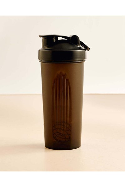 REDTAG Brown And Black 600ML Sports Shaker Cup