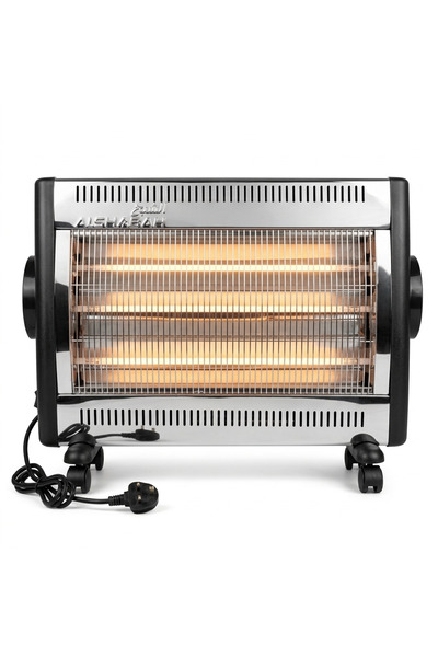 Al Shabah Electric Heater | 4 × 800W Heater Lamps | 220–240V 50–60Hz | Stainl...