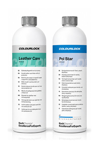 Koch Chemie Deri Temizliği ve Bakım Seti (Pol Star+LeatherCare) 1Lt
