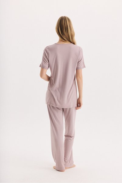 Etoile Bambu Dantel Detaylı Hamile Lohusa Pijama Takım 30256-30260-30275