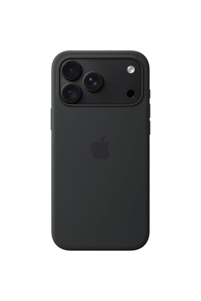 Apple Θήκη iPhone 18 Pro Max Official Silicone Case Σιλικόνης με MagSafe - Black
