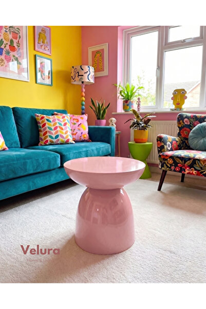 Velura Home & Living Leo Yan Sehpa - Pembe