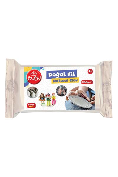 Bubu BU-BU ЕСТЕСТВЕНА ГЛИНА, БЯЛА, 500 ГР