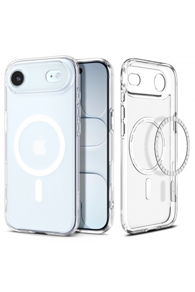 Spigen Husa MagSafe pentru Apple iPhone 17 Air, Spigen, Ultra Hybrid, Alba Sa...