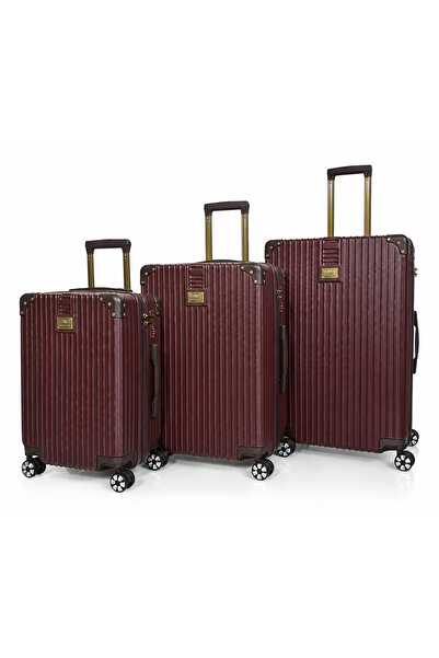 MORANO 3Pcs Abs Hardshell Luggage Set Shockproof and Shatterproof 20/24/28 In...