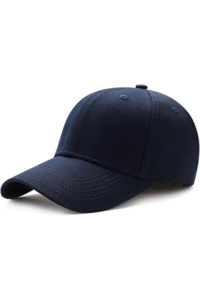 POSICHE Boxiqi Men's and Women's Cotton Long-Brimmed Solid Color Baseball Cap...