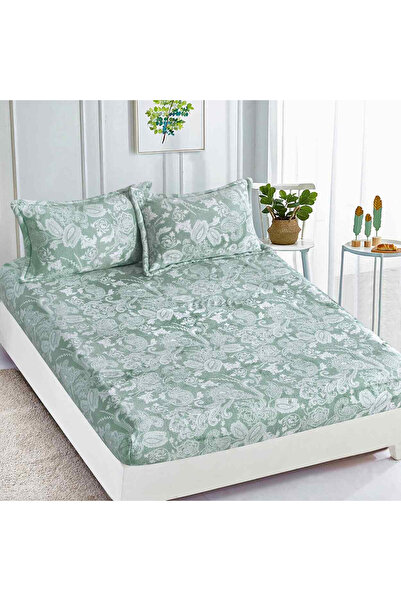 JOJO HOME Husa de pat Cocolino cu elastic si 2 fete de perna, pat 2 persoane,...