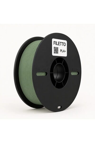 Mattle Yeşil Matte PLA+ 3D Filament – 1.75mm – 1KG – AMS Uyumlu