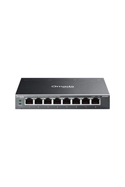 TP-LINK ES208GP 64W PoE YÖNETİLEBİLİR 8 PORT SWITCH