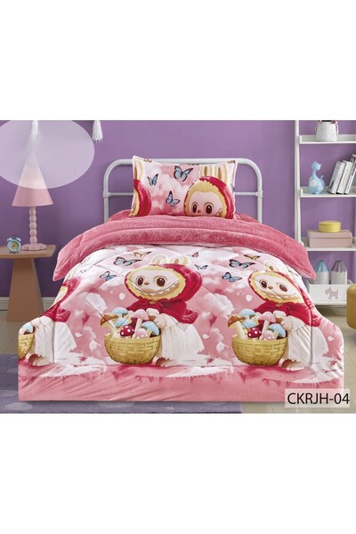 Moon Winter Baby Bedding Set Velvet and Plush Soft 3Pcs Quilted for Warm Wint...