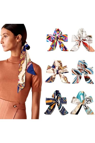 TERRIFI Hairband Handbag Ribbon Scarf, Versatile Hair Head Band for Purse Dec...