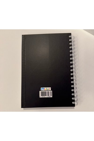 mcolor Agendă anuală spiralată 17x24, neagră