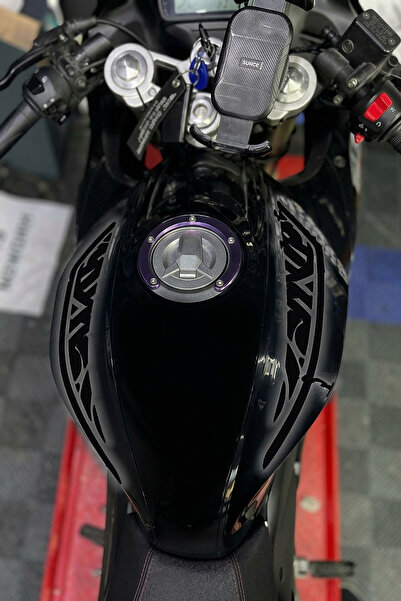 Banxtre RKS SRK125R Motosiklet için Depo Üstü Tribal Dövme Sticker (Sağ ve Sol )