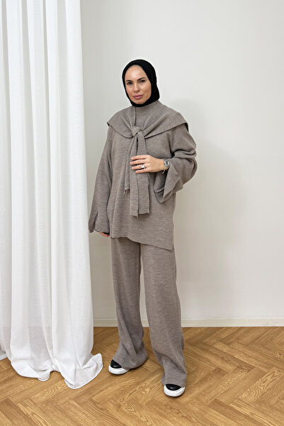 Melike Tatar Üçlü Triko Takım 32-5501