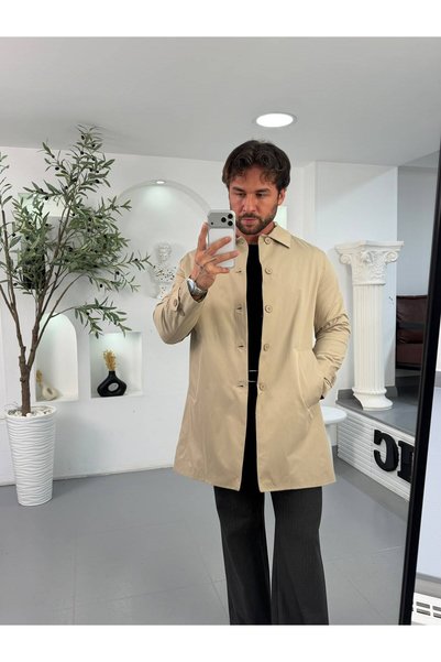 UTTBASİC GG Model Regular Kalıp Basic Trençkot