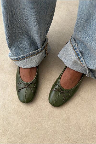 Mupa Shoes Γυναικείες Μπαλαρίνες ΠΡΑΣΙΝΕΣ