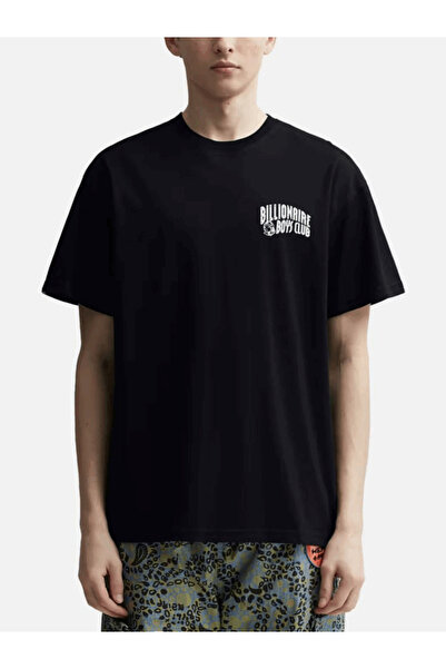 Take Two By Styli Black Logo Print Cotton Round Neck Casual T-Shirt