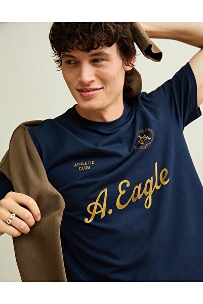 AMERICAN EAGLE AE Standard Fit Graphic Logo T-Shirt