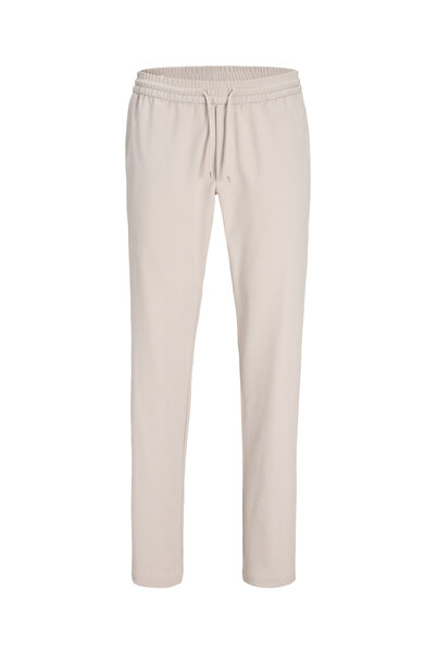 Jack & Jones Beige JPSTKANE Solid Straight Leg Joggers