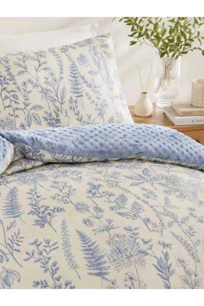 Styli 1-Peice Floral Print Comforter - Blue, 150x200 cm
