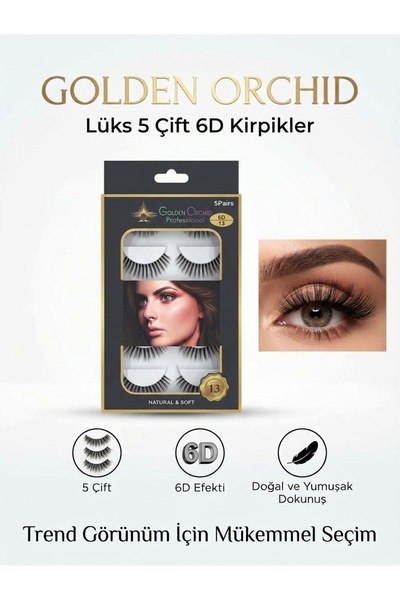 5li İpek Kirpik Seti