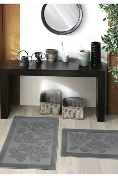 Nurpak Derya 100% pamučni set prostirki za kupatilo, 2 dela, 50x70 cm i 60x95 cm