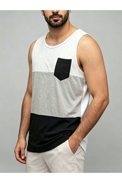 Take Two By Styli Color Block Tank Top with Pocket