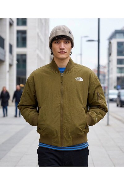 THE NORTH FACE TNF Energy Bomber Jacket (WindWall Teknolojisi) Erkek Outdoor ...