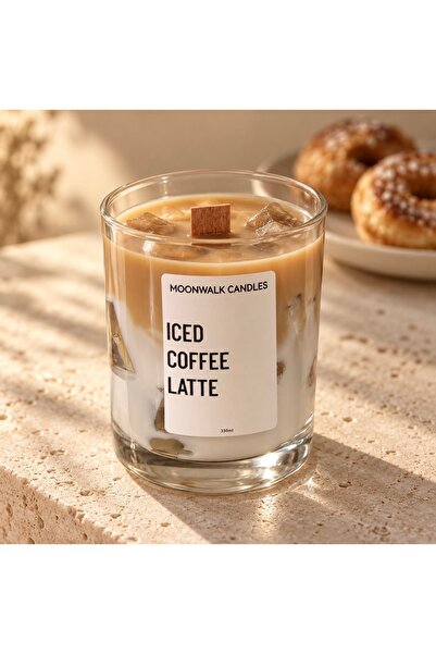 MOONWALK CANDLES Παγωμένος καφές λάτε κερί