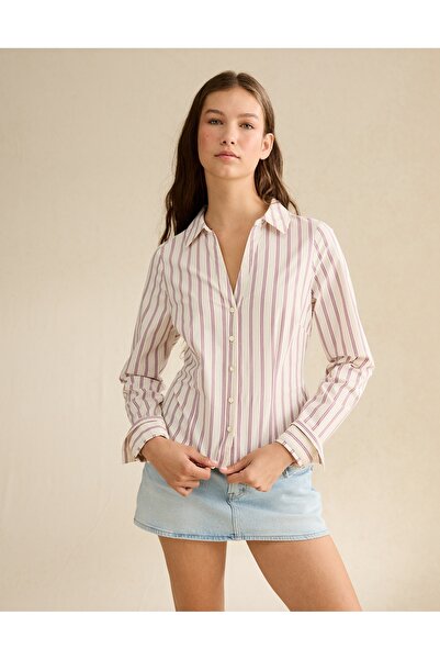 AMERICAN EAGLE AE Fitted Button-Up Shirt