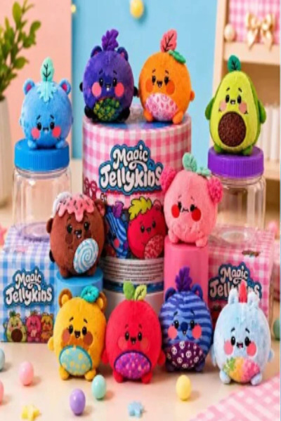 TİVENS Magic Jellykins Sürpriz Oyuncak Kavanozu – Sihirli Kavanoz Mini Figür ...